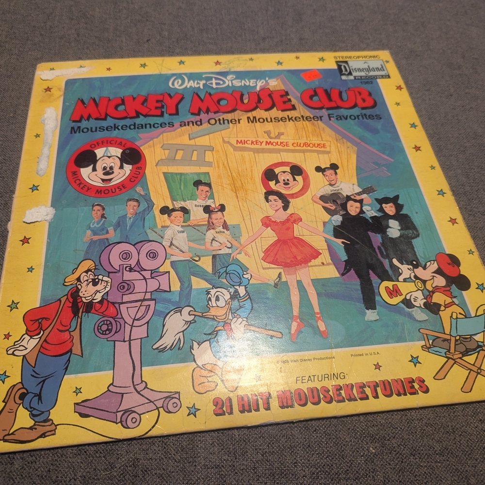 Walt Disney's Mickey Mouse Club Vinyl Record